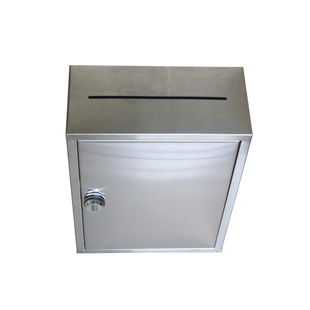 建议箱功德奉献爱心箱意r见箱挂墙投票箱不锈钢报纸箱子带锁签到