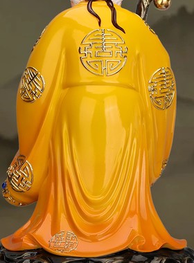 寿星南极仙翁j像南极长生帝家拜树脂饰品寿禄寿老人