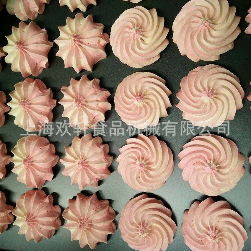 PLC曲奇机400曲奇机多功能曲奇饼干机欢轩触摸屏曲奇机自动