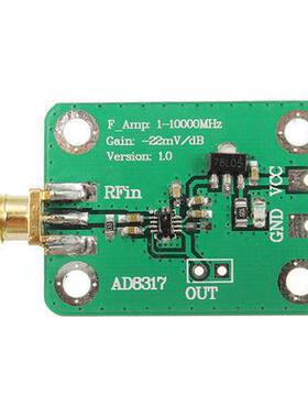 AD8317射频对数检波器功率计1M---10000MHz