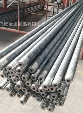 开口机钎杆一头R32一头铣扁32螺纹长70高炉开口钻杆