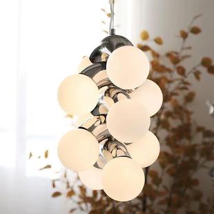 北欧极简餐厅分子吊灯现代简约设计师风格 卧室衣帽架艺术吊灯