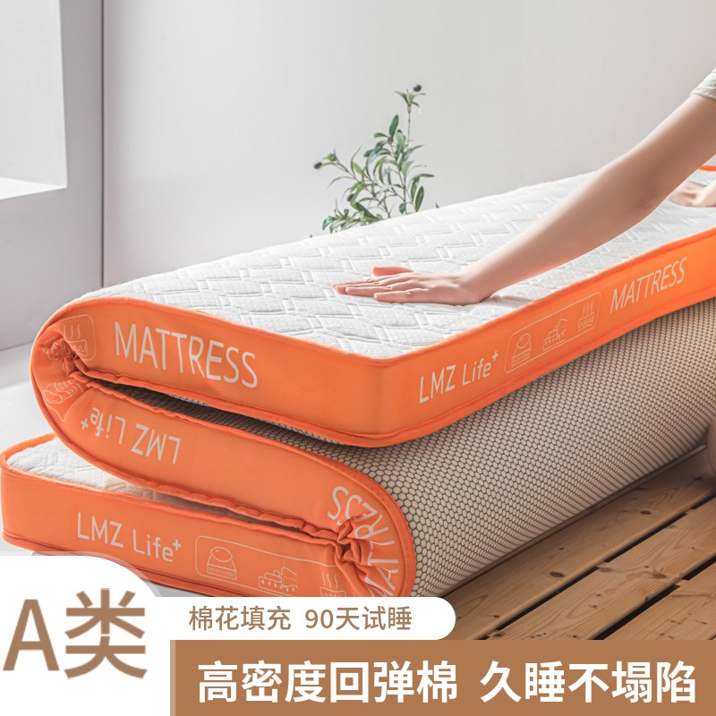学生宿舍单人床垫高密度回弹棉家用软F垫记忆棉硬海绵榻榻米可定