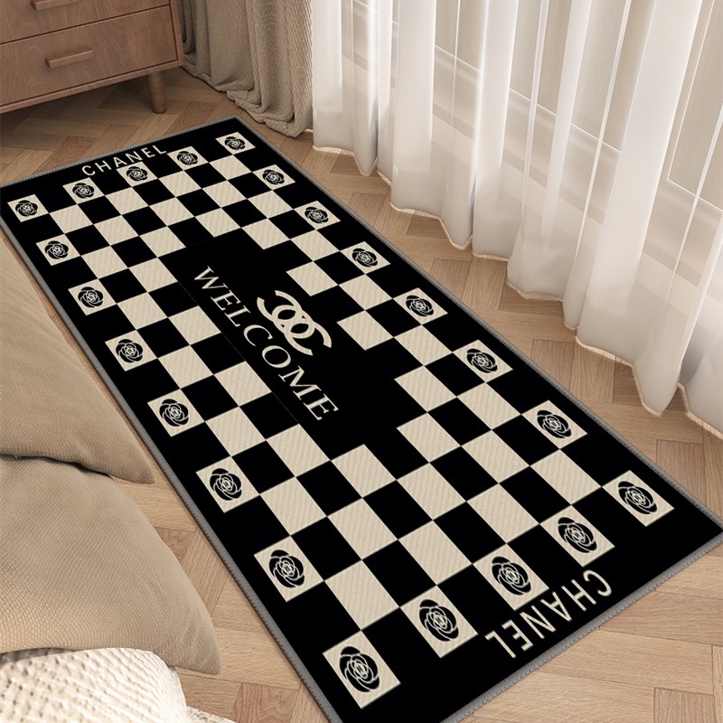 轻奢卧室床边地毯少女床边毯客厅简约风地垫房Q间耐脏阳台飘窗垫