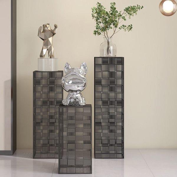 现代简约铁艺花架客厅角边几室内网红北欧摆件阳台轻奢置物架落地,商业/办公家具,成套商业设施家具,淘宝优惠券,粉丝福利购,淘宝优惠卷