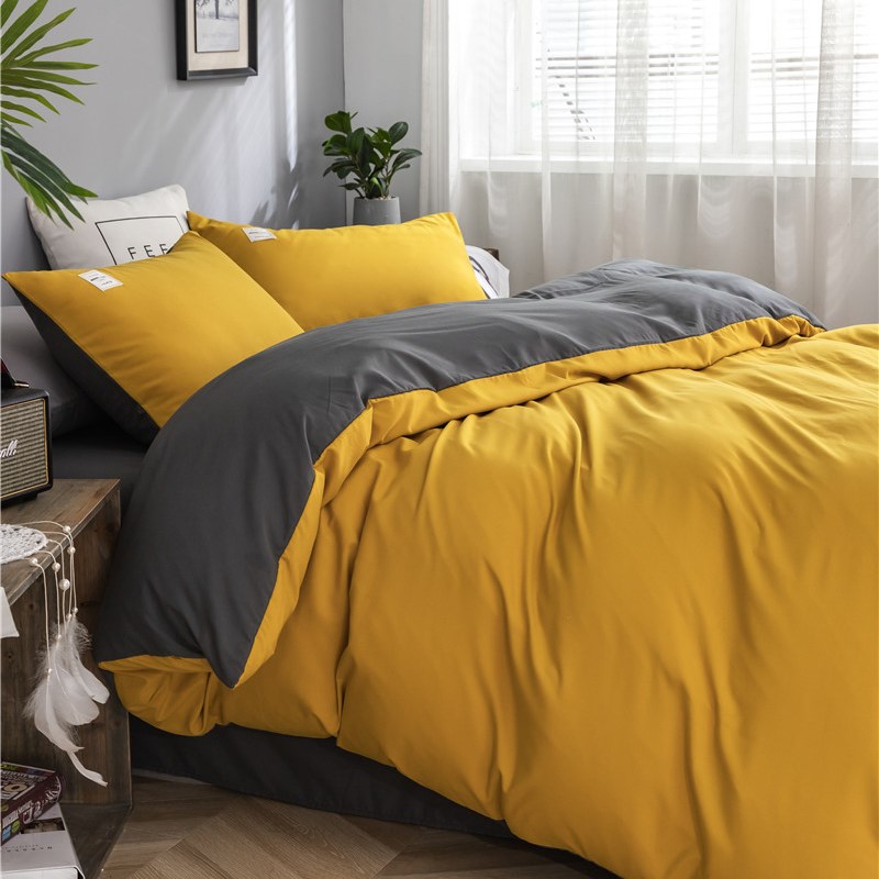 酒店床上用c品四件套宾馆白色床单被套三件套民宿床笠被子被褥全