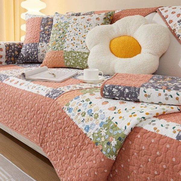 沙发垫四季全棉防滑简约现通用时尚田园坐垫子档皮沙发套罩巾,居家布艺,沙发垫,淘宝优惠券,粉丝福利购,淘宝优惠卷