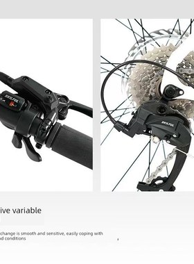 JAVA佳沃平把CITY公路自行车铝合金碟刹9速轻量通勤休闲沃小白