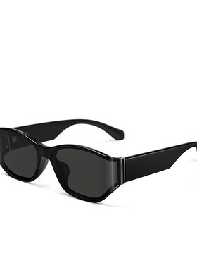 2025新款猫眼墨镜女级感海边防晒UV400偏光太阳镜尼龙清曲面