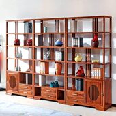 红木全花梨木多宝阁组合博古架摆件刺猬紫檀新中式 实木玄关古董架