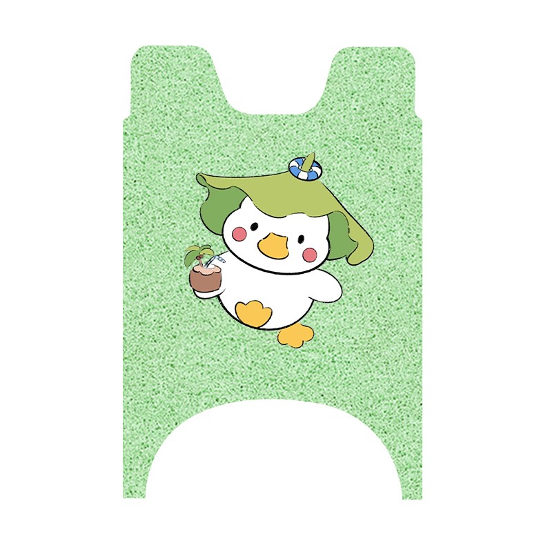 绿源moda5电动车脚垫丝圈防水防滑耐磨耐脏脚踩踏板垫卡通定制款