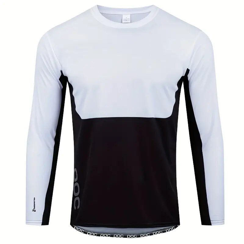 POC长袖越野摩托骑行服速降服T恤山地自行车速干户外骑行装备上衣