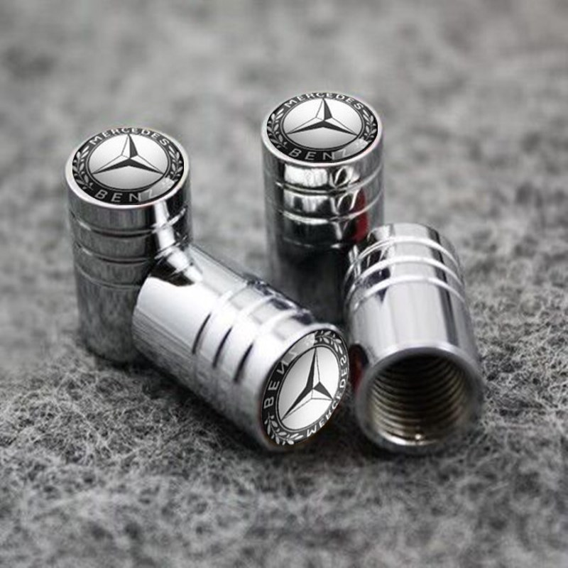 适用于E级C级E300L GLC GLK汽车轮胎气门嘴帽盖改装外饰用品