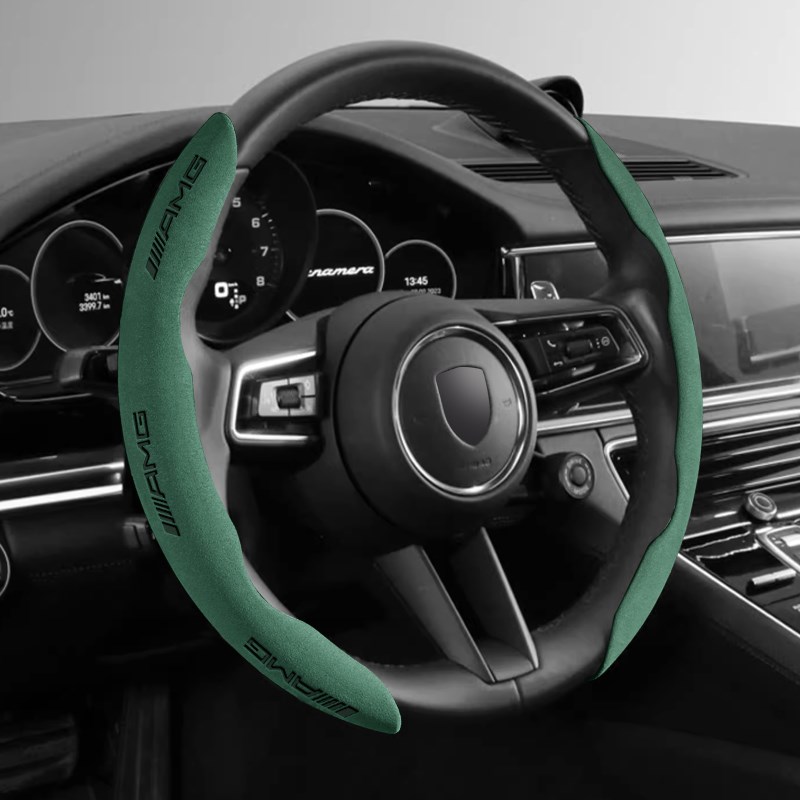 G级GLB35 CLA45 CLE53 GLE GLC63 AMG GT翻毛皮方向盘套