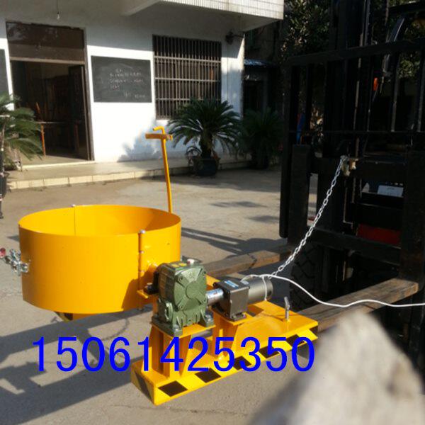 抱箍式电动倒桶机具 叉车专用夹具 360°油桶翻转器