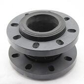 橡胶接头 弹性球体软连接 可曲挠柔性不锈钢法兰挠性