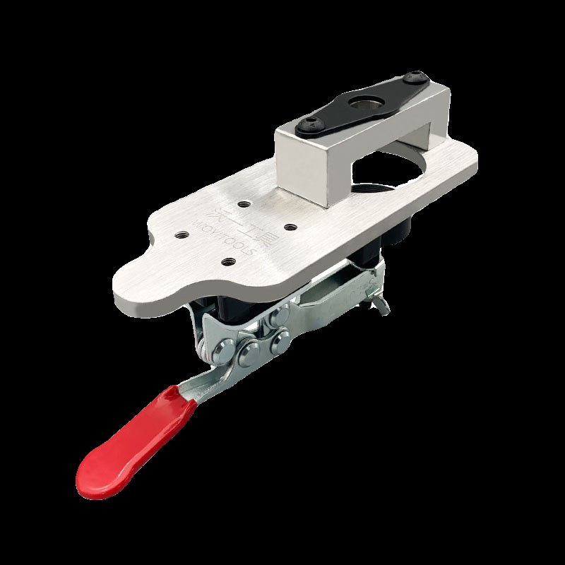 沃一木工开孔器合页圆孔铰链机打孔器可调节合页打孔钻打孔固定器