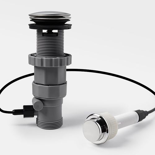 面盆台盆洗手盆脸盆一键台控岩板下水器按压式开关水弹跳式去水器