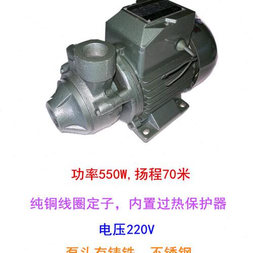 静音工业整烫锅炉蒸汽发生器配件热水循环漩涡管道泵家用550WDB70