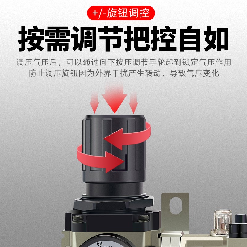 气源处理器AW+AL200油水分离器空压机自动排水过滤器AC3010三联件