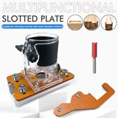 隐形二合一连接件开槽器橱柜衣柜家具开槽板直通半通滑扣木工工具