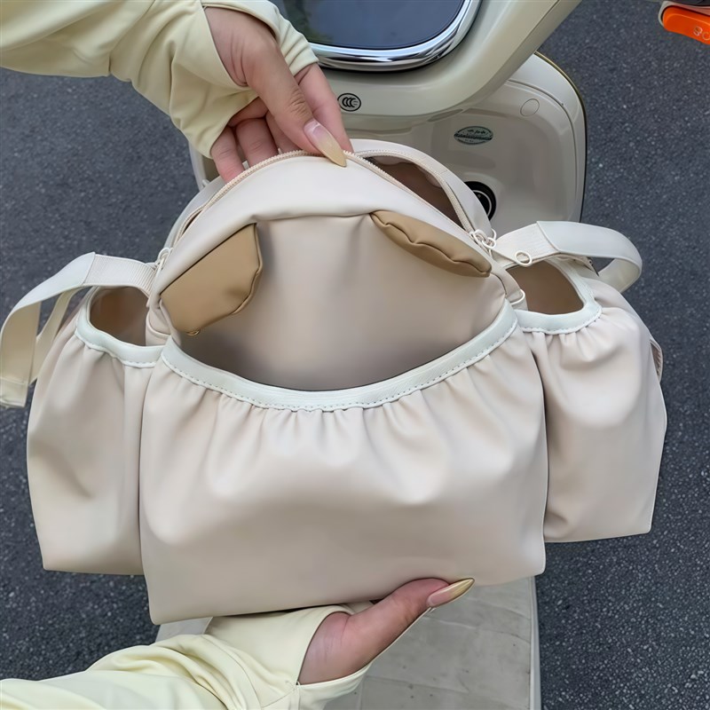 电动车挂包前置通用物兜防水电瓶车神器挂物包储物兜充电器收纳包