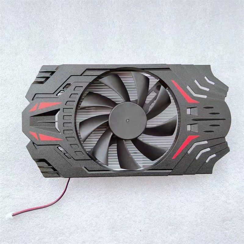 显卡散热器风扇 12V 显卡风扇 静音2针 带散热片