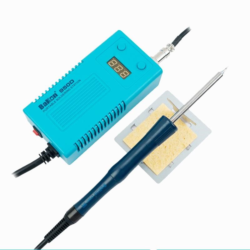 白光936焊台 BK950D便携式数显恒温烙铁白菜50W焊台维修T13烙铁头