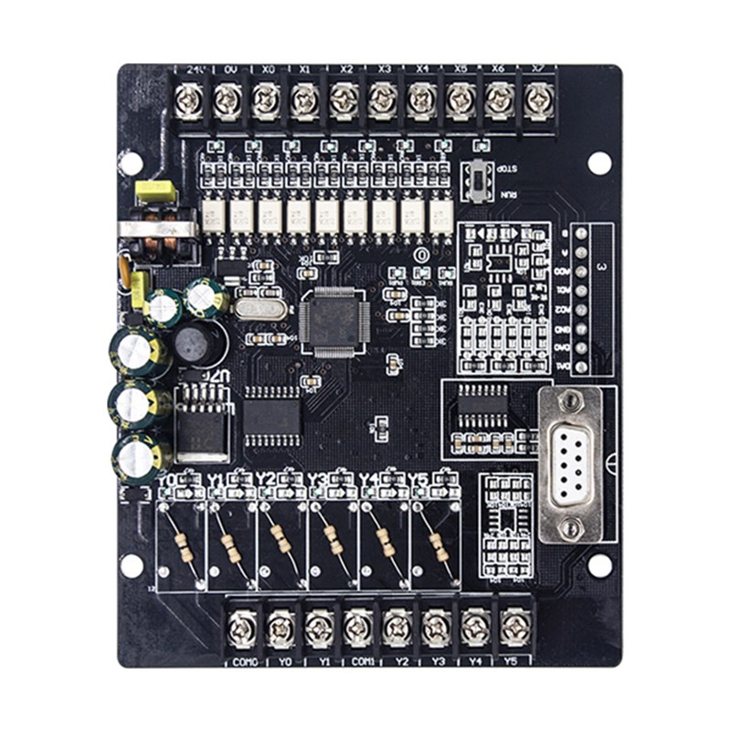 国产 PLC工控板控制器FX1N-14MR14MT 单板板式 模拟量脉冲输出