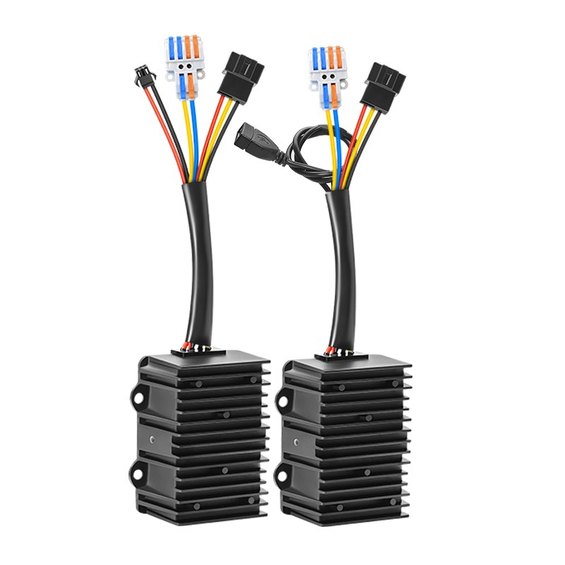 雅迪爱玛台铃电动电瓶车DC转换器通用48V60V72V12V20A30A5V带USB