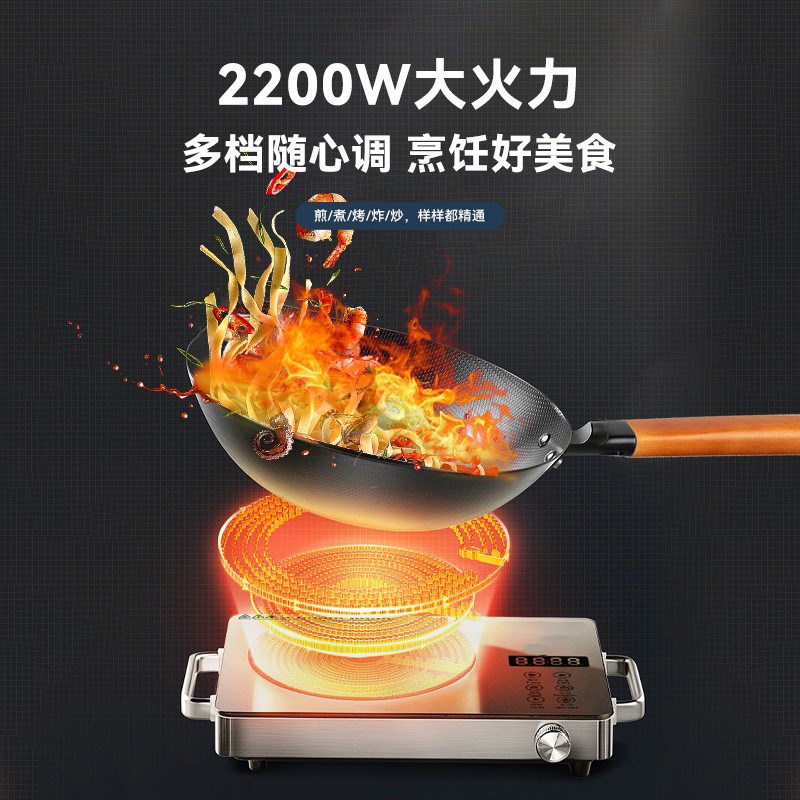 110v伏电陶炉家用小型迷你煮茶电磁炉多功能美国台湾出口小家电