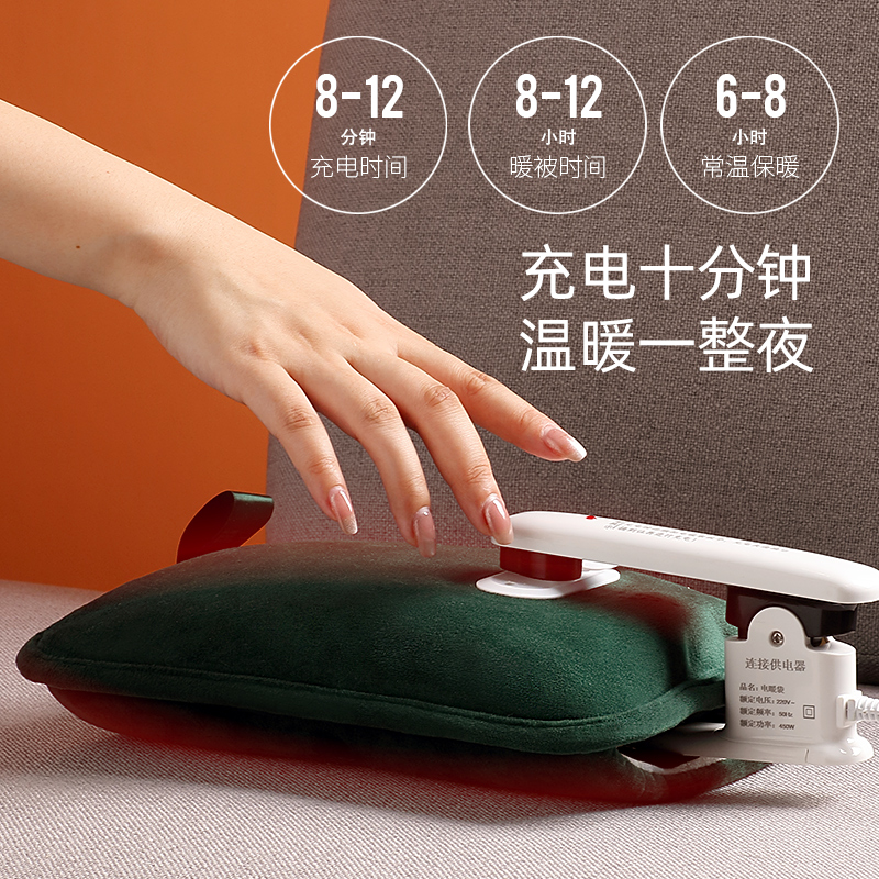 热水袋充电式暖手宝暖宝宝防爆电暖宝电热宝暖水袋卡通女暖脚神器