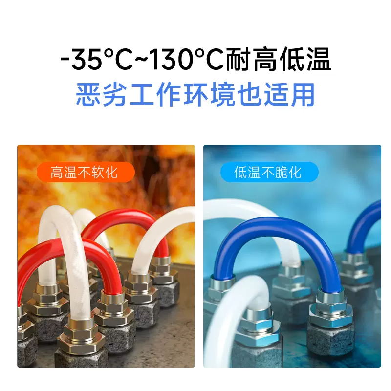 空压机气管10m防爆高压气管4pu气管8mm汽管子12mm油漆管6mmPE气管