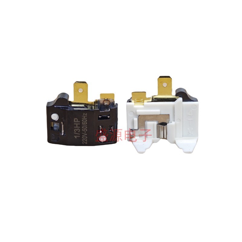 冰箱冰柜PTC压缩机启动器蝶形过载过热保护器 铜脚QP2-15制冷配件