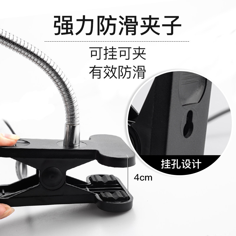 爬虫爬宠陶瓷加热灯架罩UVA灯UVB乌龟晒台晒背带开关任意弯曲灯架