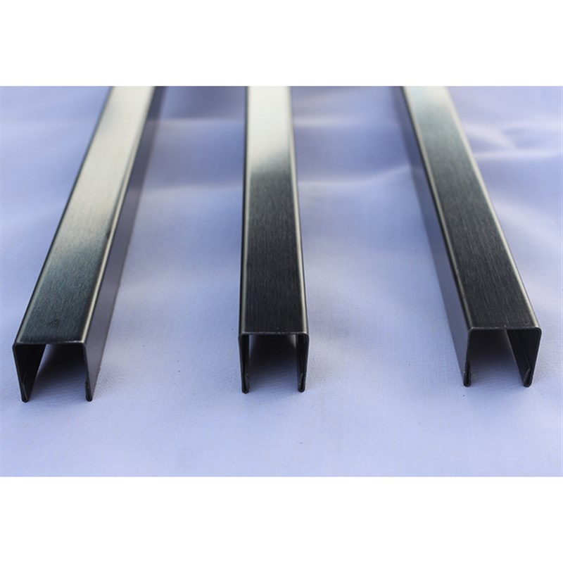 不锈钢包边装饰线条背景墙 嵌入式金属线条 收边封边条 开槽90度