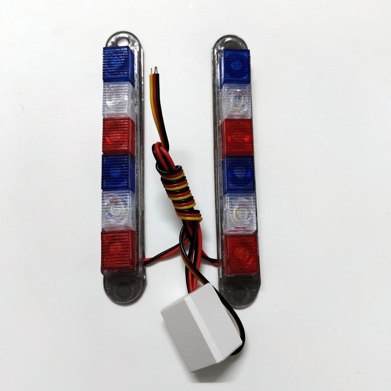 摩托车电动车爆闪双模式警示灯12v24v36v48v60v72v通用LED后尾灯