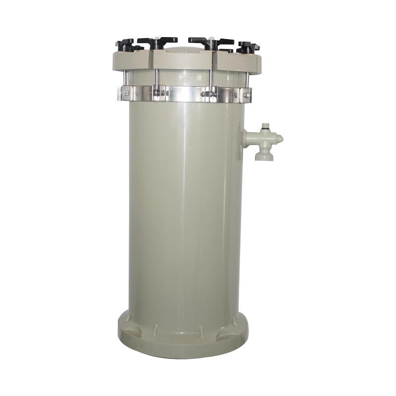耐腐蚀塑料过滤器厂家耐酸碱线绕棉芯过滤器PP棉高压过滤桶