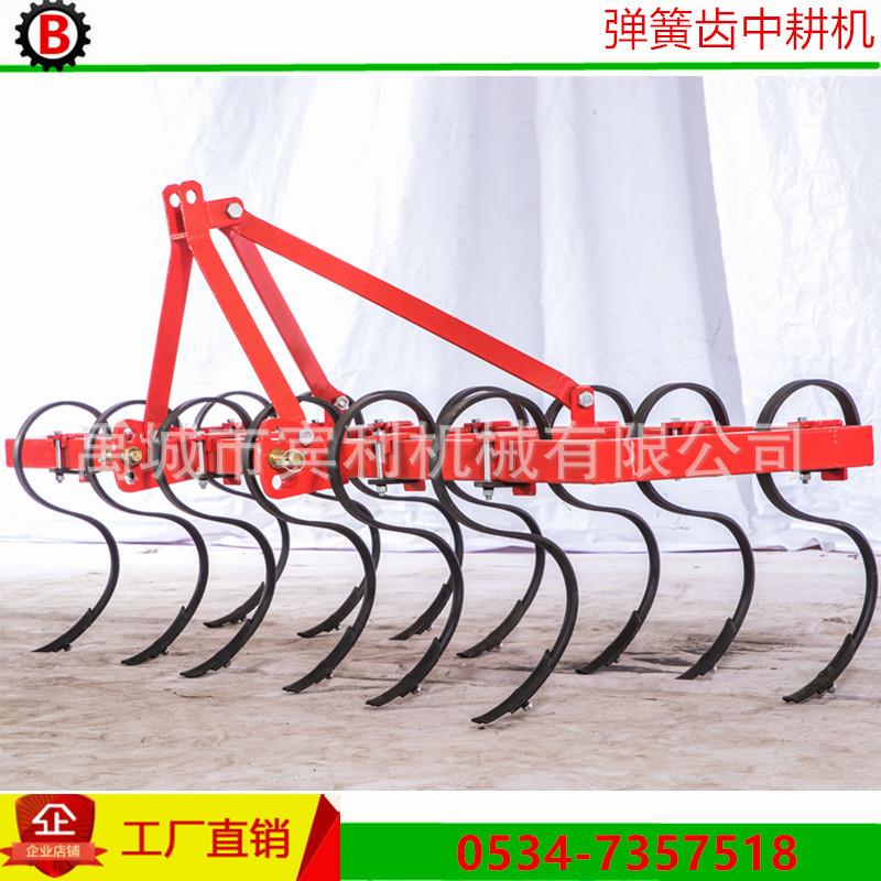 厂家直销拖拉机三点悬挂起垄机起垄弹齿中耕机除草松土机械