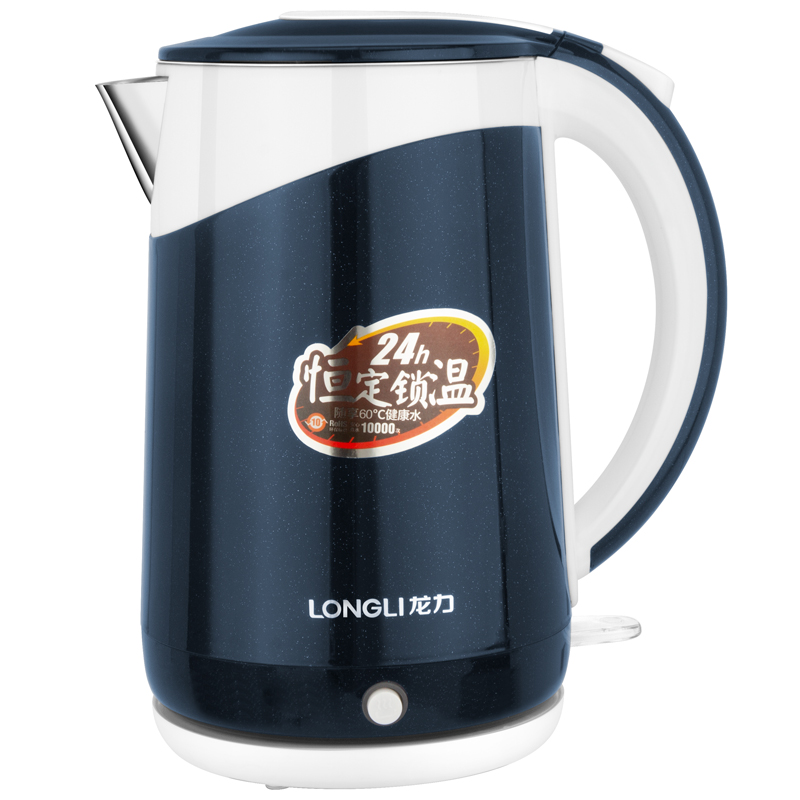 龙力LL-8812电热水壶家用304不锈钢自动断电保温一体.烧水电水壶