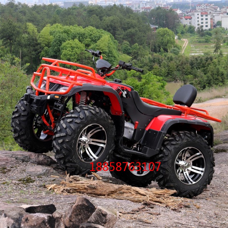 ATV新款沙滩车四轮越野四驱摩托车成人全地型山地双人电动燃油