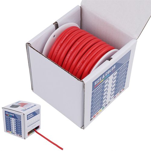 超软耐高温矽胶线16AWG0.75/0.5/0.3平方DIY电线航模新能源锂电池