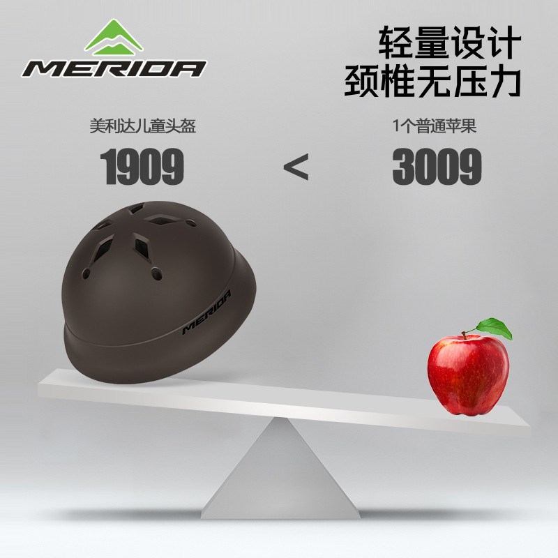 美利达自行车儿童头盔男女孩安全帽宝宝平衡滑板车1-7岁轮滑护具