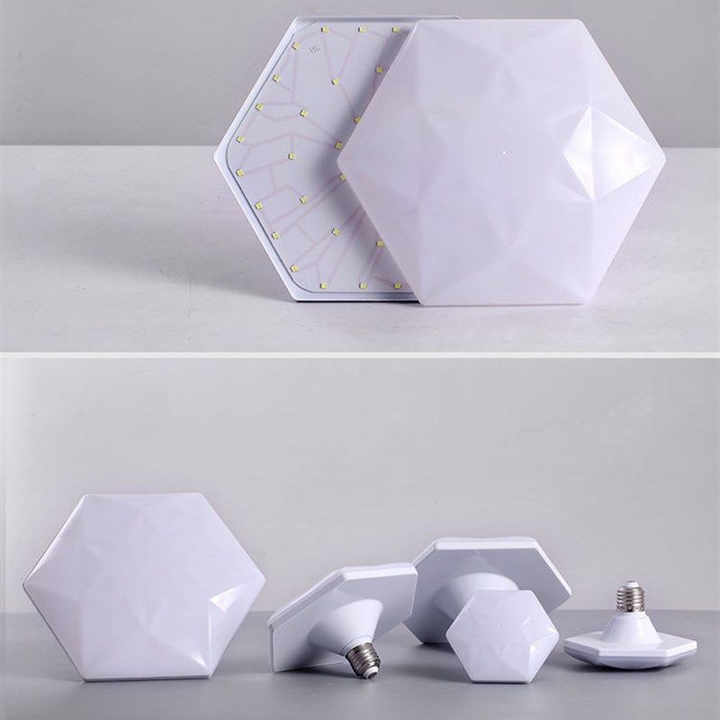 飞碟灯e27螺口家用客厅厂房超亮照明台灯球泡三防护眼LED节能灯泡