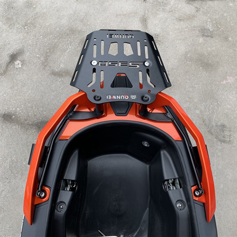 适用于光阳踏板车赛艇S350后货架 光阳350尾箱架后尾翼尾架衣架改