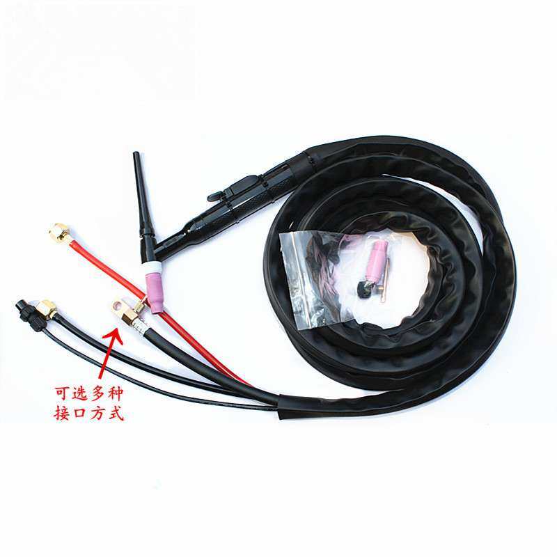 氩弧焊枪 AW(WP)-18水冷氩弧焊枪 8M8平方橡胶护套