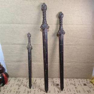 肥城桃木一体剑天师龙虎七星剑法器张天师剑五雷号令法剑