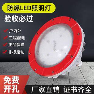 防爆LED吸顶灯工厂车间户外隔爆型铝合金防爆泛光灯加油站投光灯