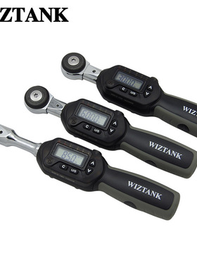 台湾WIZTANK可换头扭力扳手WSC3-030CN扭矩扳手1.5-30NM 3/8棘轮