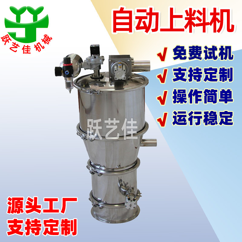 吊式圆盘给料 回收料粉碎料抽料机 自动填料机不锈钢上料机豆奶粉